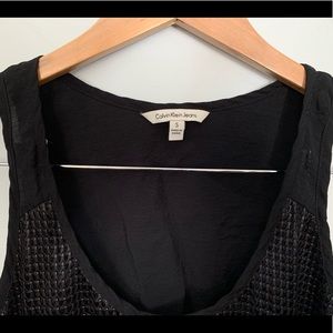 Calvin Klein Jeans Black Sleeveless Tank